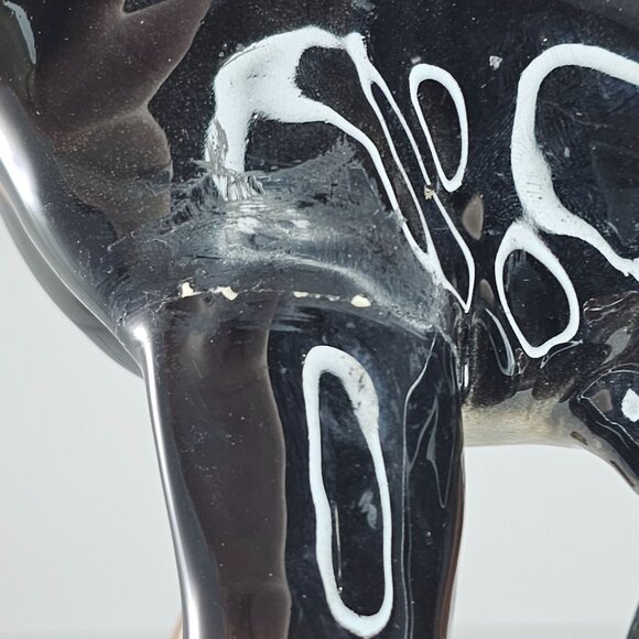 Goebel Doberman Puppy Figurine Dog Black Brown Porcelain *Repaired* - Picture 8 of 11